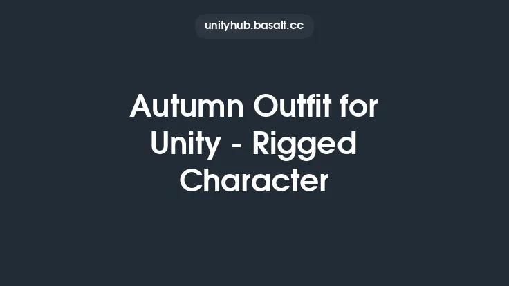 Autumn Outfit for Unity - Rigged Character Thumbnail