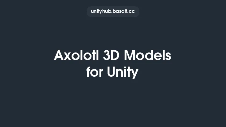 Axolotl 3D Models for Unity Thumbnail