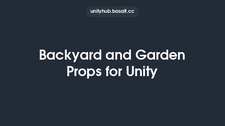Backyard and Garden Props for Unity Thumbnail