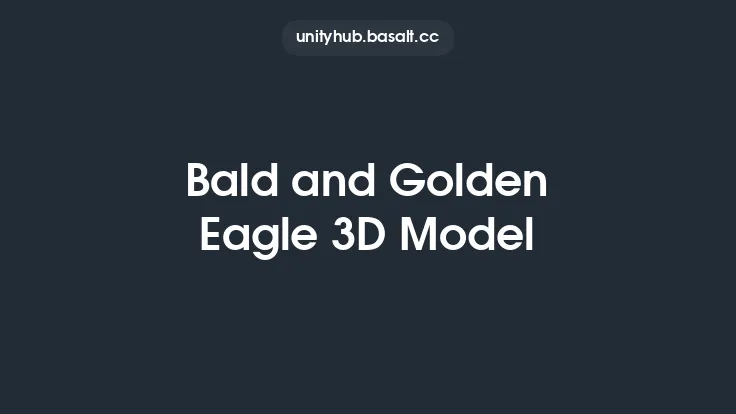 Bald and Golden Eagle 3D Model Thumbnail