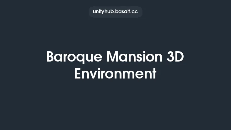 Baroque Mansion 3D Environment Thumbnail