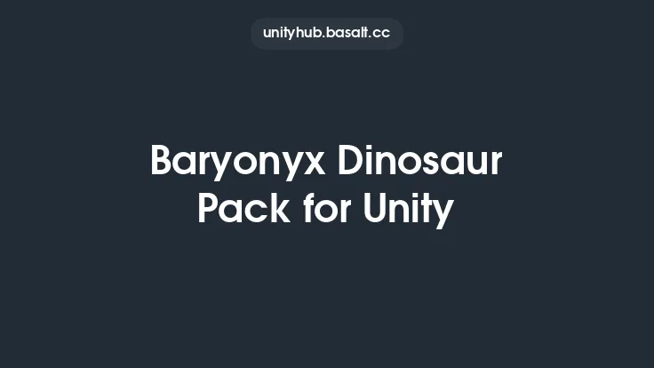 Baryonyx Dinosaur Pack for Unity Thumbnail