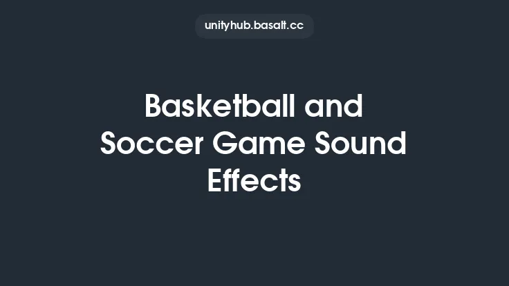Basketball and Soccer Game Sound Effects Thumbnail