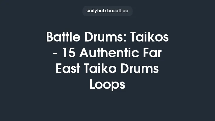 Battle Drums: Taikos - 15 Authentic Far East Taiko Drums Loops Thumbnail
