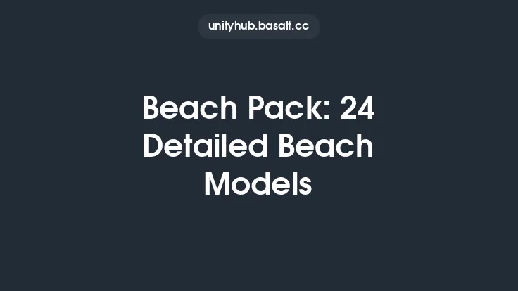 Beach Pack: 24 Detailed Beach Models Thumbnail