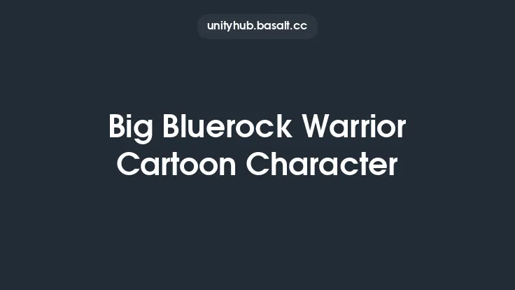 Big Bluerock Warrior Cartoon Character Thumbnail