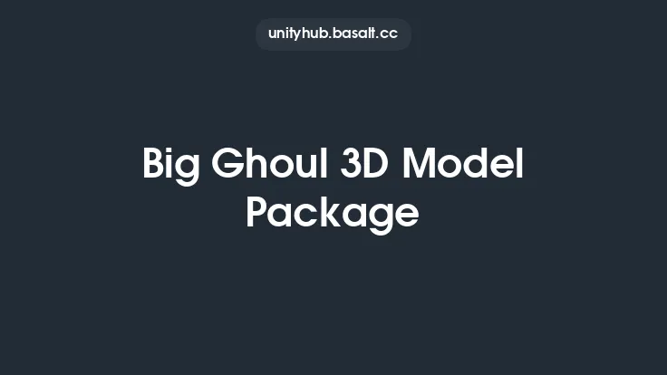 Big Ghoul 3D Model Package Thumbnail
