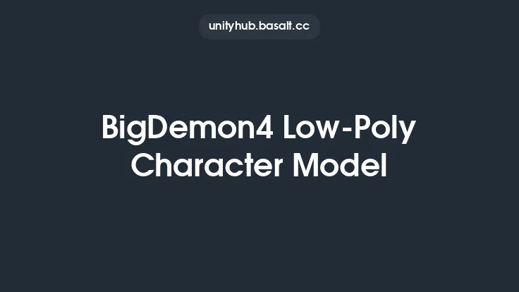 BigDemon4 Low-Poly Character Model Thumbnail