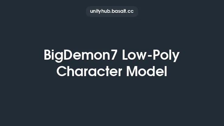 BigDemon7 Low-Poly Character Model Thumbnail