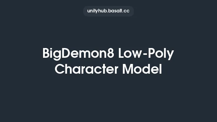 BigDemon8 Low-Poly Character Model Thumbnail