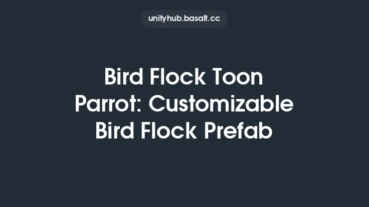 Bird Flock Toon Parrot: Customizable Bird Flock Prefab Thumbnail