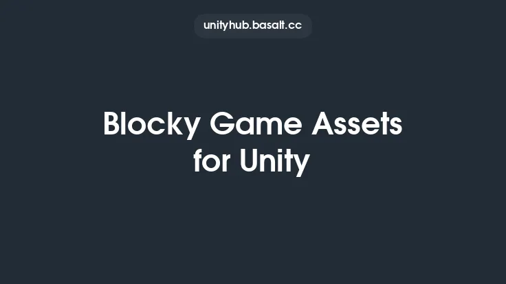 Blocky Game Assets for Unity Thumbnail
