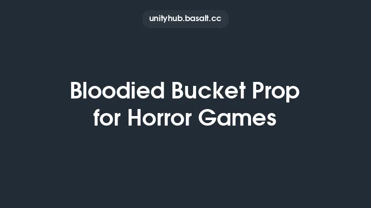 Bloodied Bucket Prop for Horror Games Thumbnail