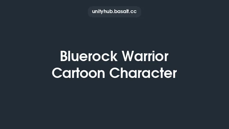 Bluerock Warrior Cartoon Character Thumbnail