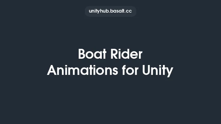 Boat Rider Animations for Unity Thumbnail