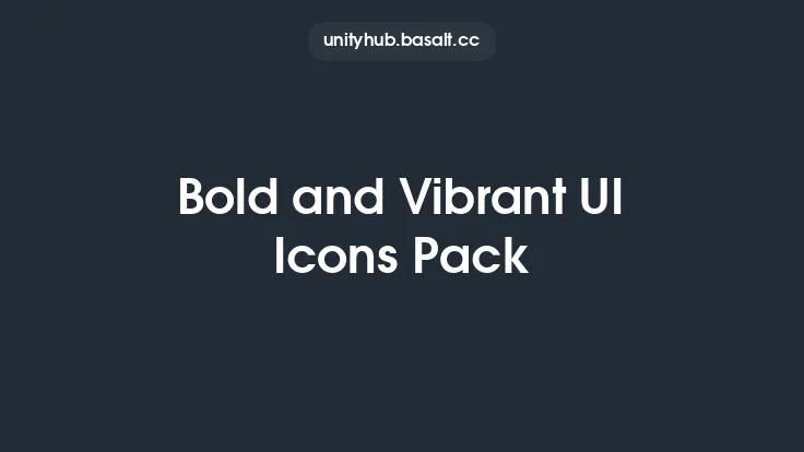 Bold and Vibrant UI Icons Pack Thumbnail