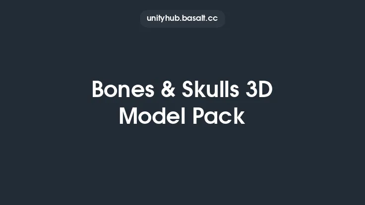 Bones & Skulls 3D Model Pack Thumbnail