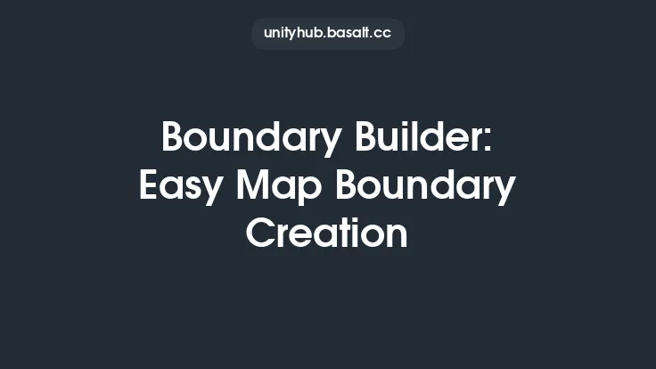 Boundary Builder: Easy Map Boundary Creation Thumbnail