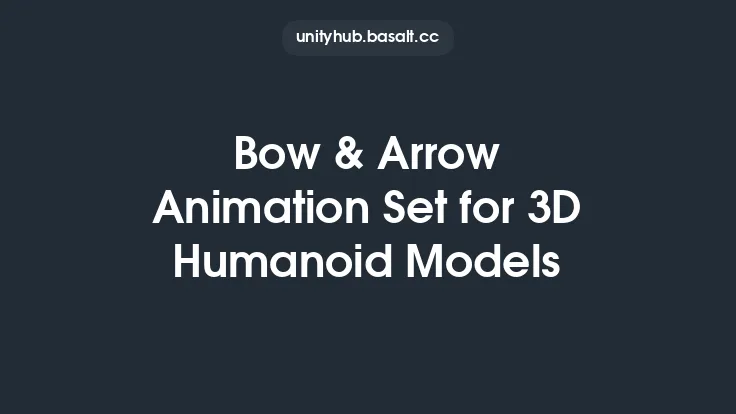 Bow & Arrow Animation Set for 3D Humanoid Models Thumbnail