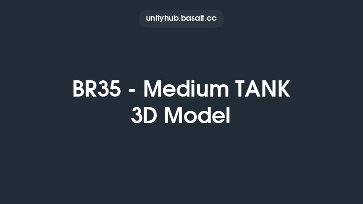 BR35 - Medium TANK 3D Model Thumbnail