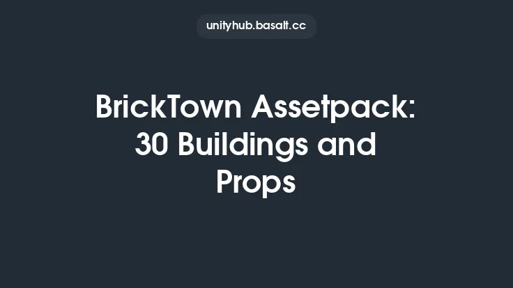 BrickTown Assetpack: 30 Buildings and Props Thumbnail