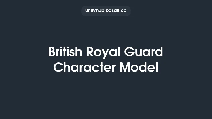 British Royal Guard Character Model Thumbnail