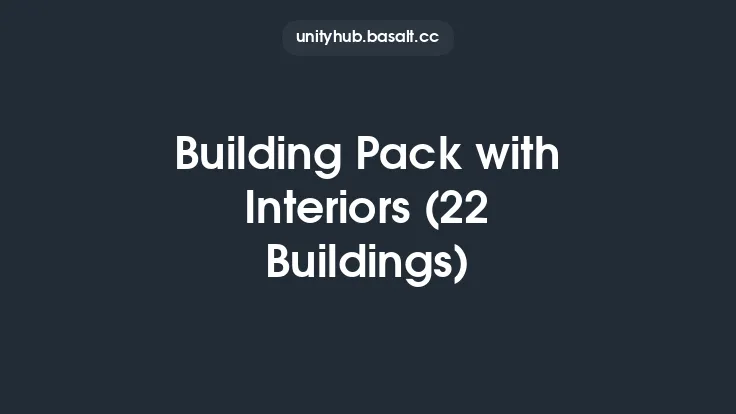 Building Pack with Interiors (22 Buildings) Thumbnail