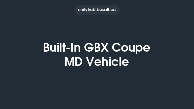 Built-In GBX Coupe MD Vehicle Thumbnail