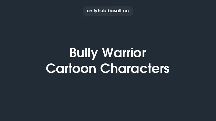 Bully Warrior Cartoon Characters Thumbnail