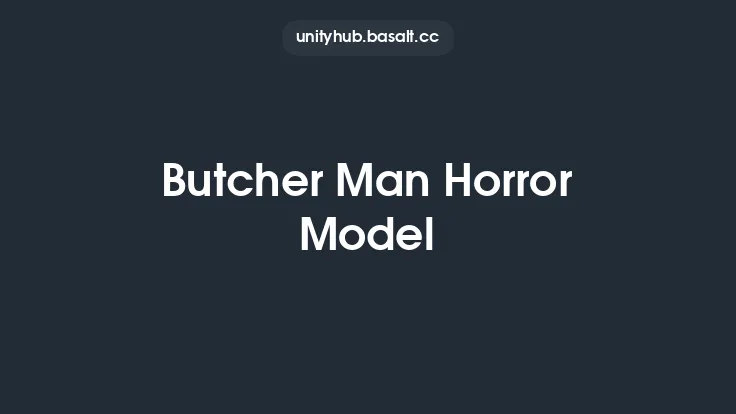 Butcher Man Horror Model Thumbnail