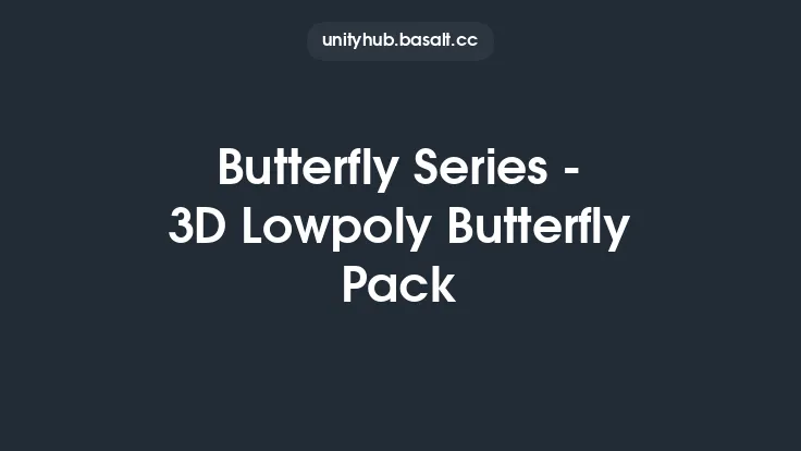 Butterfly Series - 3D Lowpoly Butterfly Pack Thumbnail