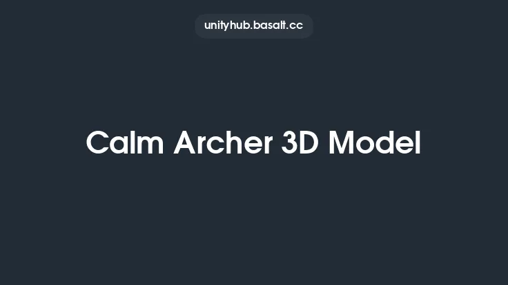 Calm Archer 3D Model Thumbnail