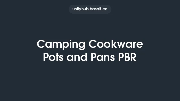 Camping Cookware Pots and Pans PBR Thumbnail
