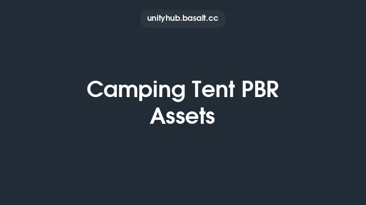 Camping Tent PBR Assets Thumbnail
