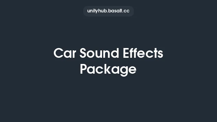 Car Sound Effects Package Thumbnail