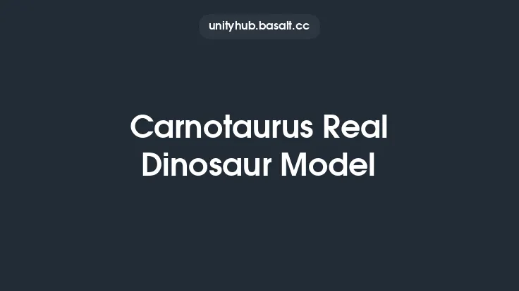 Carnotaurus Real Dinosaur Model Thumbnail