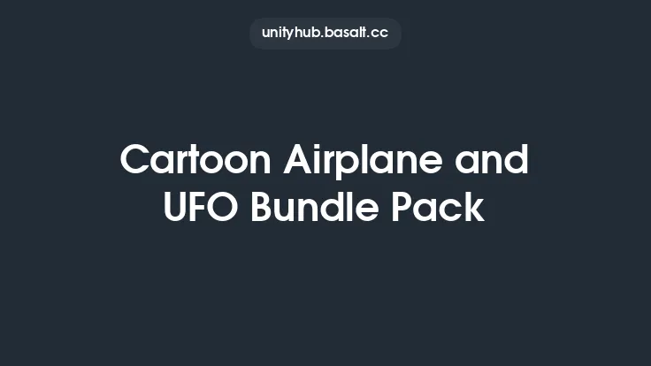 Cartoon Airplane and UFO Bundle Pack Thumbnail