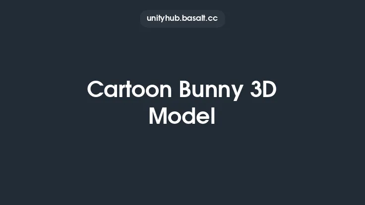 Cartoon Bunny 3D Model Thumbnail