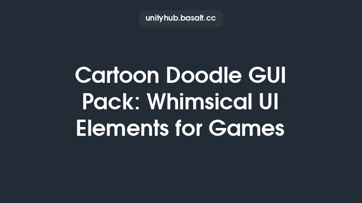 Cartoon Doodle GUI Pack: Whimsical UI Elements for Games Thumbnail
