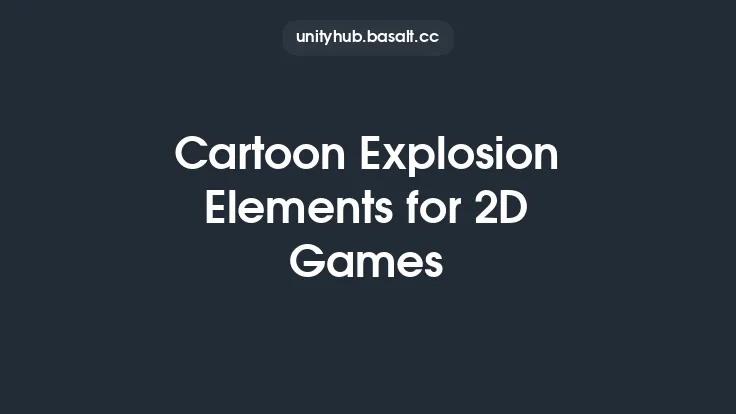 Cartoon Explosion Elements for 2D Games Thumbnail