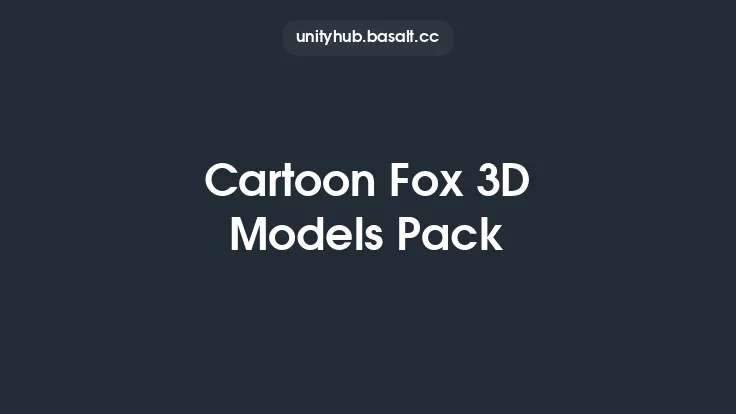 Cartoon Fox 3D Models Pack Thumbnail