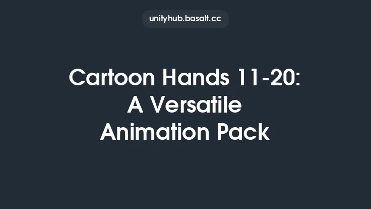 Cartoon Hands 11-20: A Versatile Animation Pack Thumbnail