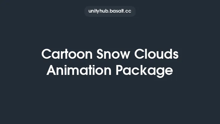 Cartoon Snow Clouds Animation Package Thumbnail