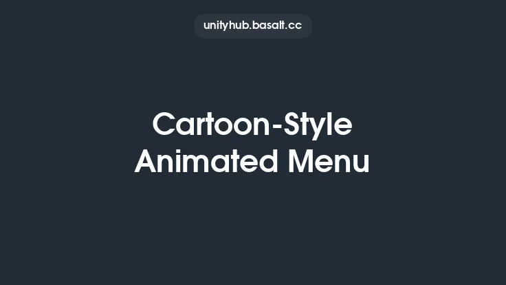 Cartoon-Style Animated Menu Thumbnail