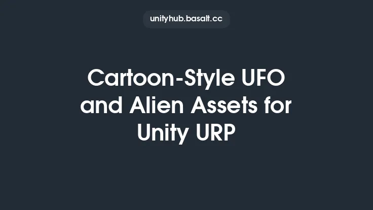 Cartoon-Style UFO and Alien Assets for Unity URP Thumbnail