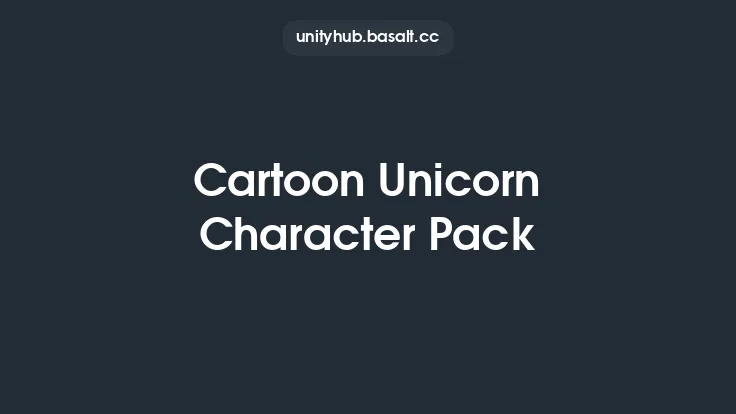 Cartoon Unicorn Character Pack Thumbnail