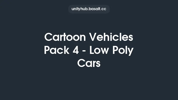 Cartoon Vehicles Pack 4 - Low Poly Cars Thumbnail