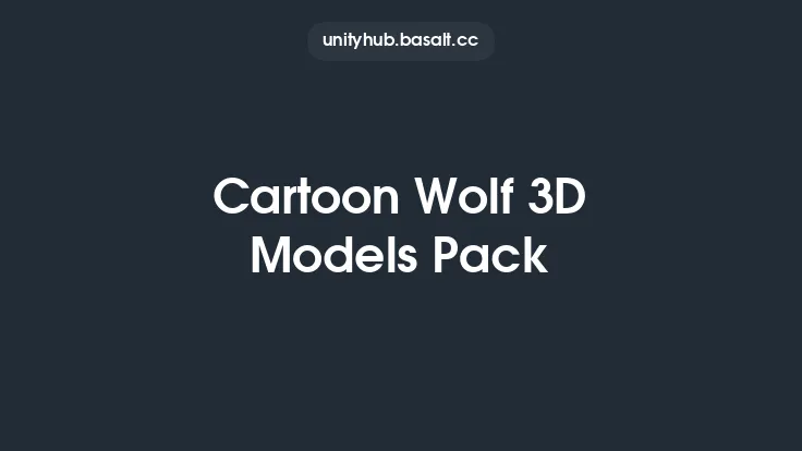 Cartoon Wolf 3D Models Pack Thumbnail