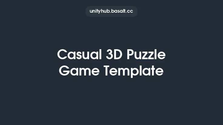 Casual 3D Puzzle Game Template Thumbnail