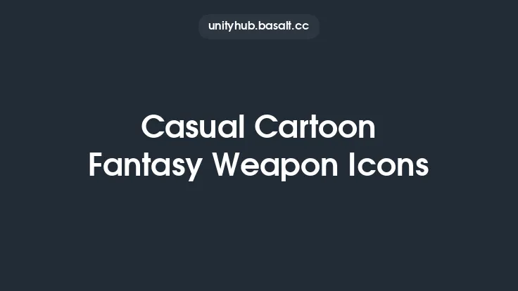 Casual Cartoon Fantasy Weapon Icons Thumbnail